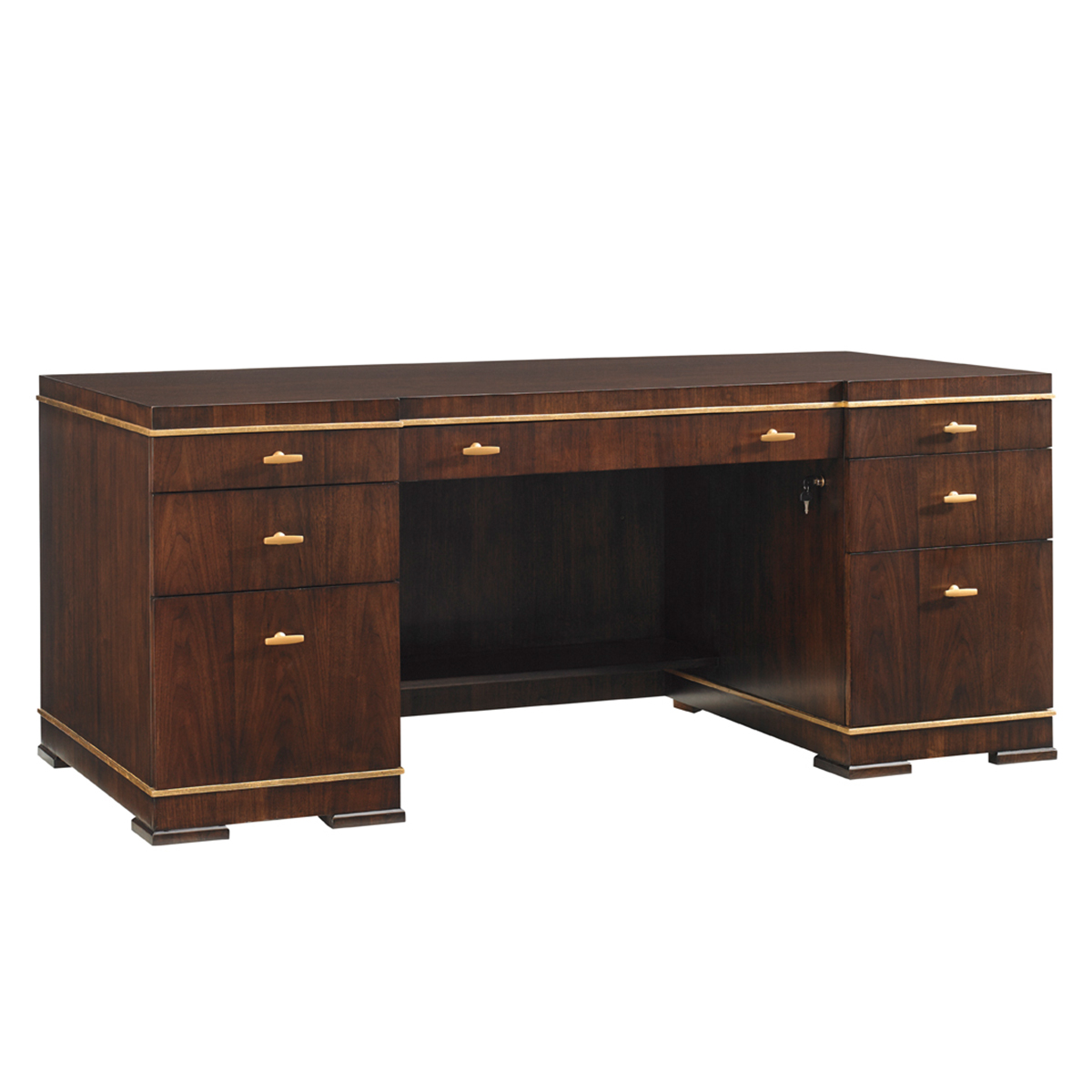 Paramount Executive Desk Brown Lexington 04 307hw 400